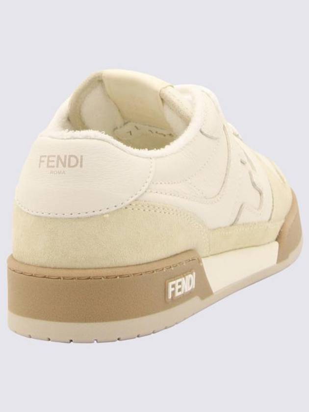 Match FF Logo Low Top Sneakers White - FENDI - BALAAN 4