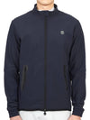 women's brushed zip-up jacket navy - HYDROGEN - BALAAN 1