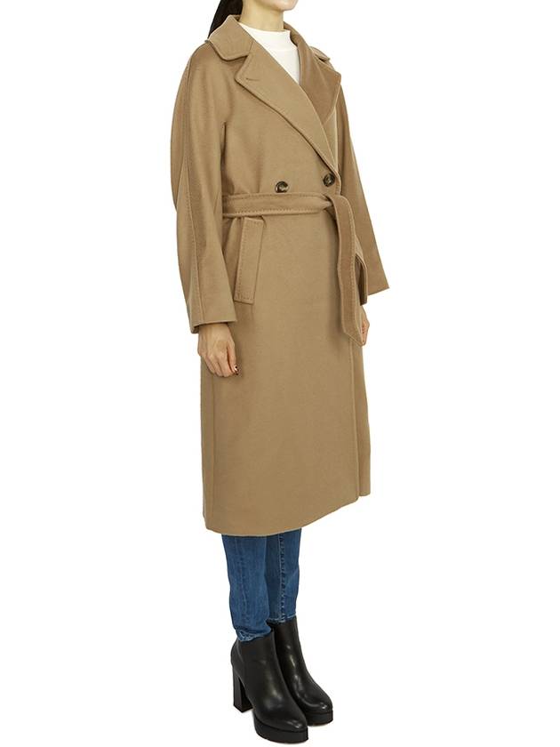 Women's Resina Wool Broadcloth Double Coat Camel - MAX MARA - BALAAN 6