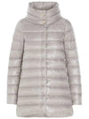 Amelia Goose Down Padding Pearl Grey - HERNO - BALAAN 3