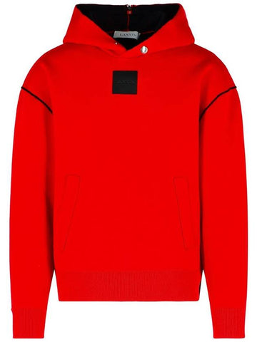 Lanvin 'Loose' Red Wool Blend Sweatshirt - LANVIN - BALAAN 1