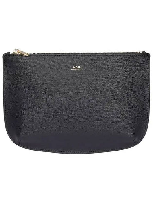 Half Moon Sarah Clutch Bag Black - A.P.C. - BALAAN 2