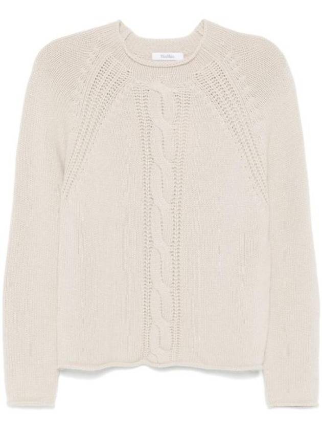 Pico Crewneck Knit Top Sable - MAX MARA - BALAAN 2