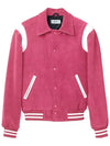 CORDUROY VARSITY JACKET PINK - ROLLING STUDIOS - BALAAN 2