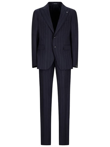 SINGLE-BREASTED PINSTRIPE SUIT - TAGLIATORE - BALAAN 1