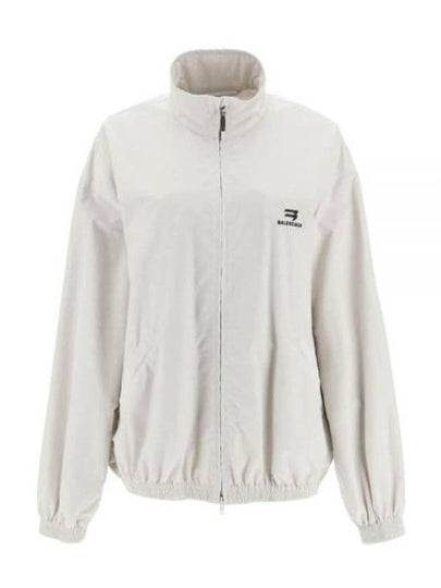 Logo Technical Track Jacket Beige - BALENCIAGA - BALAAN 2