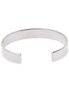 Logo Cuff Bracelet Silver - MAISON MARGIELA - BALAAN 4