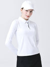 Cool Function Cold Material Shirt Collar White T-shirt DO3242TS001 1 - DOYOUKNOWMC GOLF WEAR - BALAAN 3