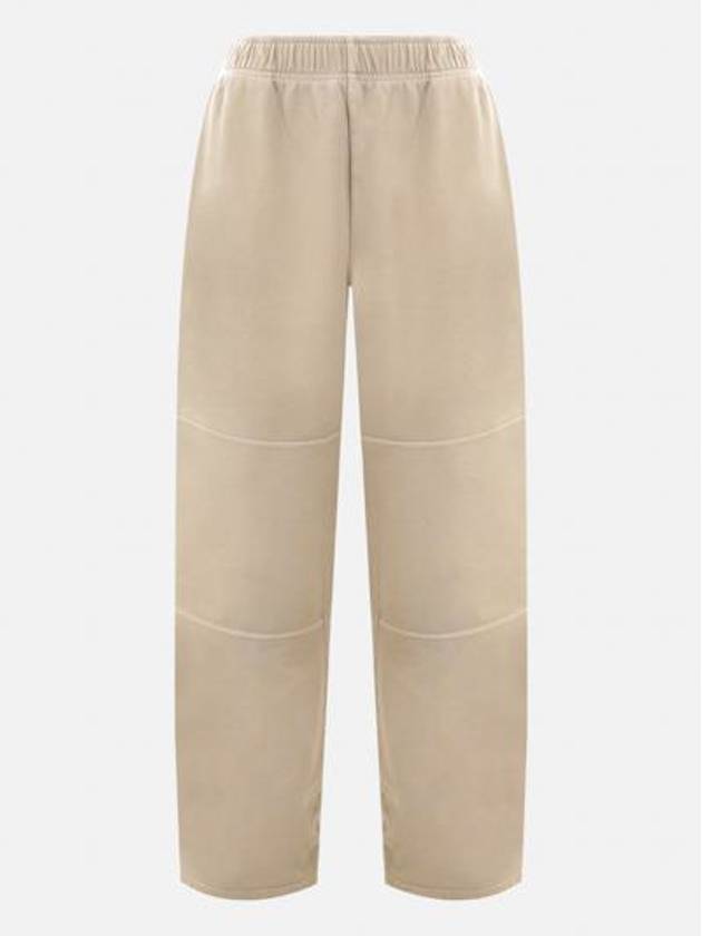 LOGO COTTON TRACK PANTS BEIGE - PRADA - BALAAN 2