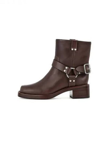 Wearing Foster ankle boots Boot dark brown 271323 - REFORMATION - BALAAN 1