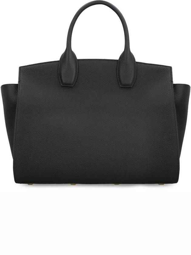 Studio Soft Tote Bag Black - SALVATORE FERRAGAMO - BALAAN 5