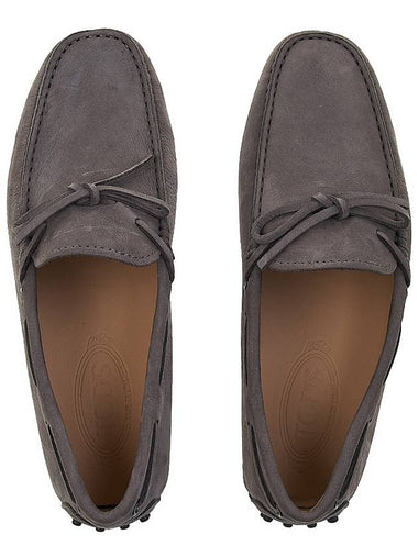 Gommino Nubuck Driving Shoes Grey - TOD'S - BALAAN 7