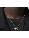 LV Instinct Pendant Necklace Silver - LOUIS VUITTON - BALAAN 8