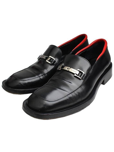 Red trim black loafers 36 half C - GUCCI - BALAAN 1