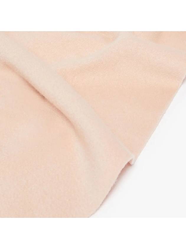 West Dahlia embroidery cashmere stole pink - MAX MARA - BALAAN 4