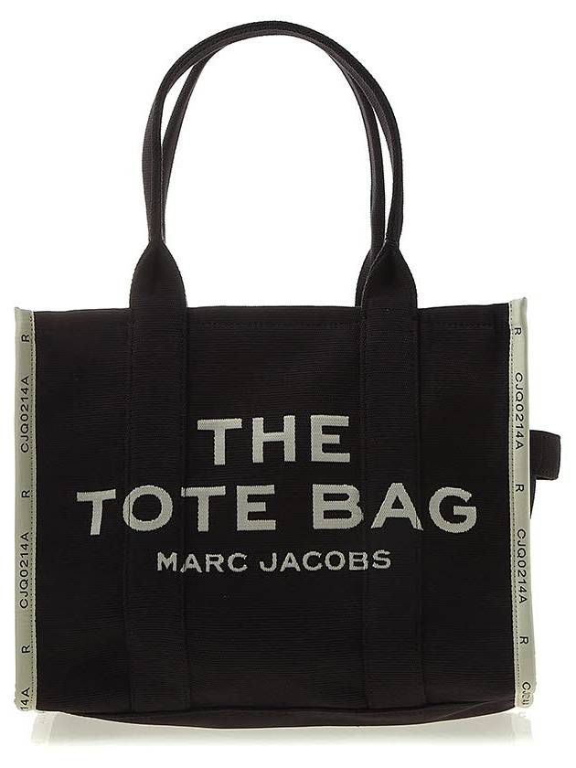 Logo Jacquard Large Tote Bag Black - MARC JACOBS - BALAAN 2