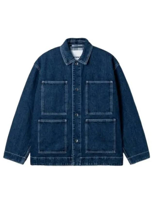 Pocket overshirt mid wash denim jacket jumper - SUNNEI - BALAAN 1