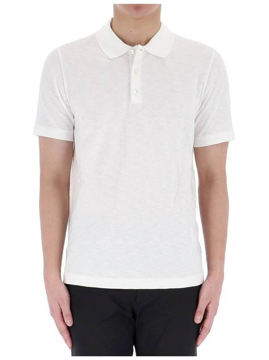 Bronn Cotton Short Sleeve Polo Shirt White - THEORY - BALAAN 2