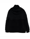 Embossed Puff Logo Patch Hoodie Black - MOOSE KNUCKLES - BALAAN 5