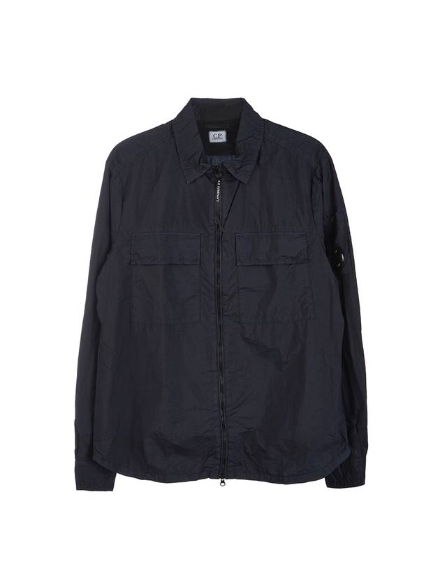 Lens Tailor L Shirt Zip-Up Jacket Navy - CP COMPANY - BALAAN 1