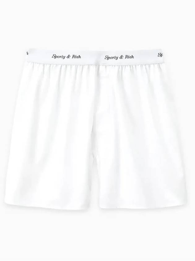 Cotton Shorts White - SPORTY & RICH - BALAAN 3