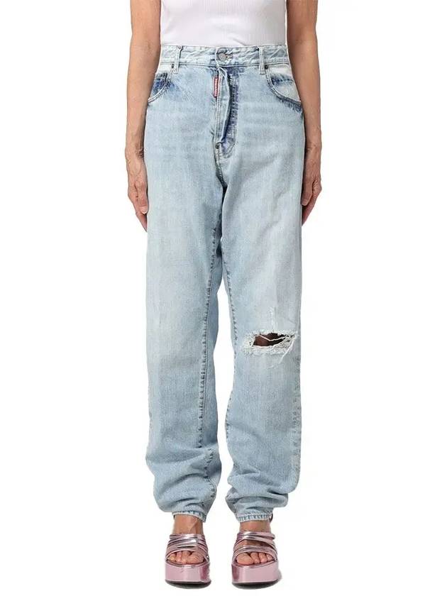 distressed detail slim cut jeans S72LB0723S30309 - DSQUARED2 - BALAAN 4