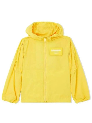 Kids Women s Logo Hooded Jacket Yellow 8051421 Other 1007868 - BURBERRY - BALAAN 1