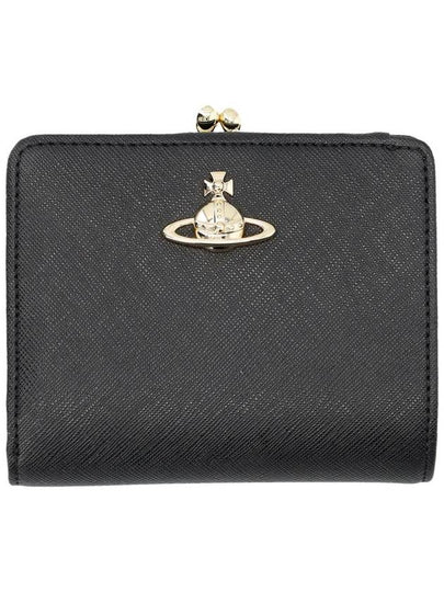 Frame Vegan Biogreen Pocket Half Wallet Black - VIVIENNE WESTWOOD - BALAAN 2