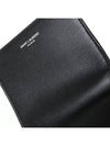 Grain de Poudre Embossed Leather Zipper Card Wallet Black - SAINT LAURENT - BALAAN 7