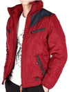 Weno Puffer Zip-Up Jacket Red - DIESEL - BALAAN 1