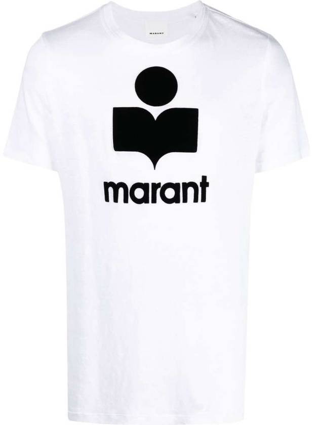 Karman Logo Short Sleeve T-Shirt White - ISABEL MARANT - BALAAN 1