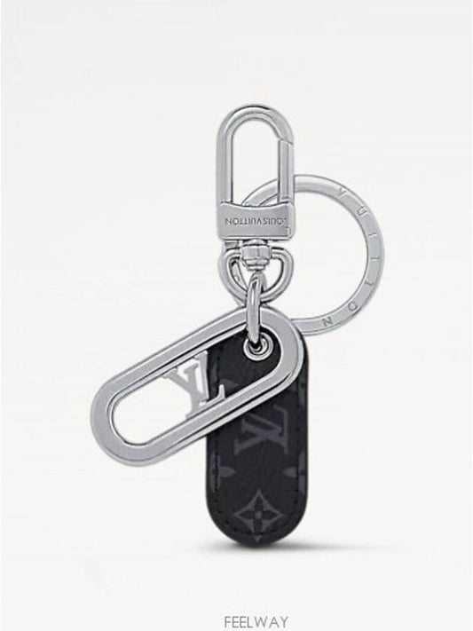 LV Padded Circle Bag Charm Key Holder Silver - LOUIS VUITTON - BALAAN 2