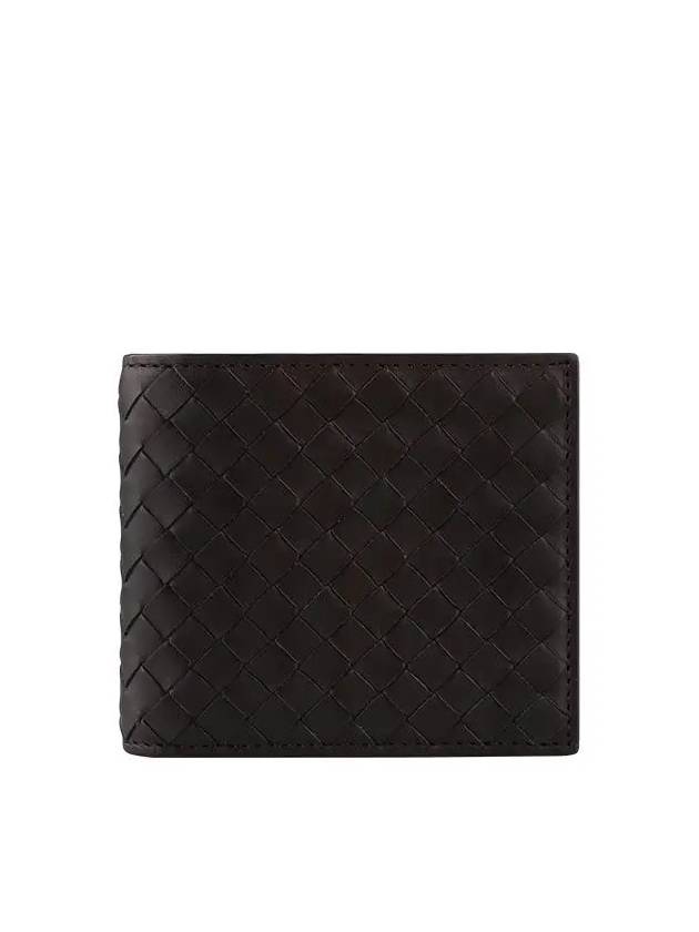 Men's Intrecciato Half Wallet Brown - BOTTEGA VENETA - BALAAN 3