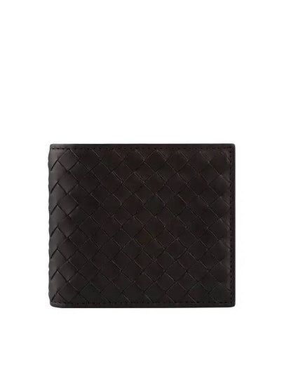 Men's Intrecciato Half Wallet Brown - BOTTEGA VENETA - BALAAN 2