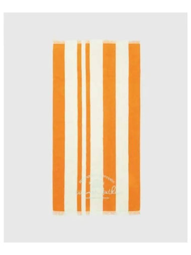 TRAVISMATHEW Unisex Beach Towel Orange - TRAVIS SCOTT - BALAAN 1