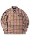 Hunting Flannel Check Long Sleeve Shirt Jacket Beige - OFFGRID - BALAAN 4