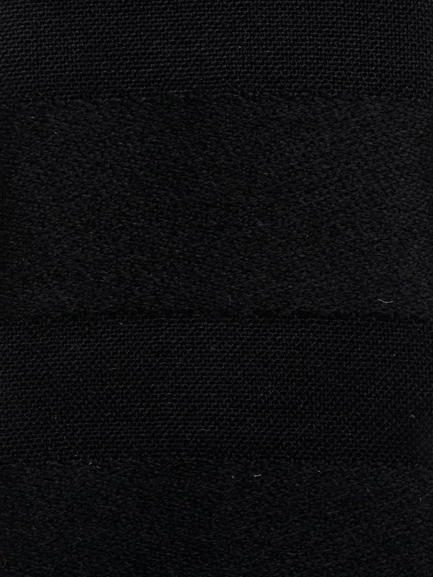 4-Bar Plain Wool Tie Navy - THOM BROWNE - BALAAN 3