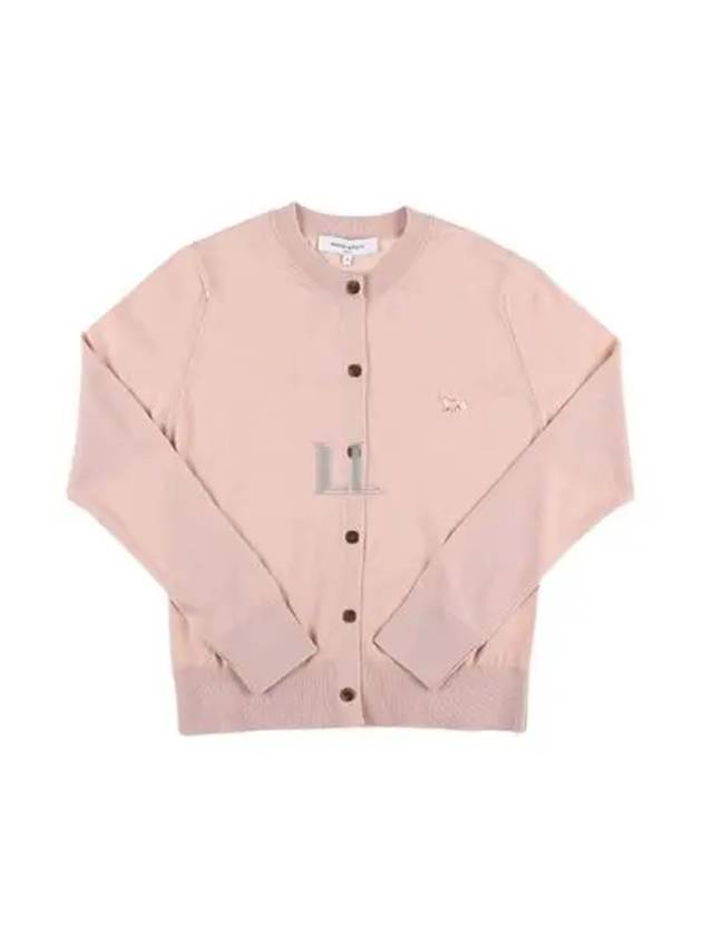 Baby Fox Patch Regular Cardigan Pink - MAISON KITSUNE - BALAAN 2