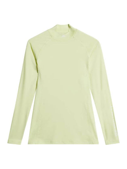 Asa Soft Compression Long Sleeve T-Shirt Pale Lime Yellow - J.LINDEBERG - BALAAN 2