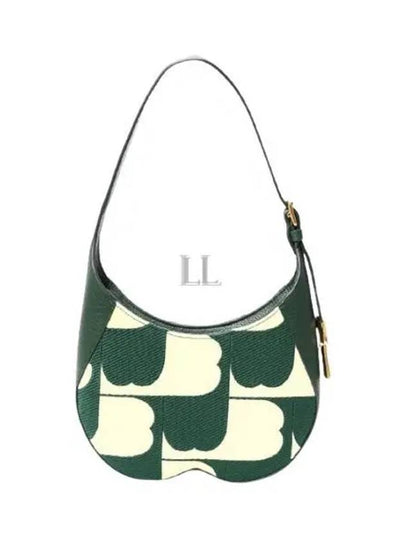 Chess Leather Small Shoulder Bag Green - BURBERRY - BALAAN 2