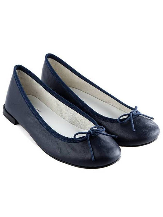 Women Sandrion Flat Shoes Navy - REPETTO - BALAAN.