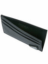 Saffiano Triangular Logo Card Wallet Black - PRADA - BALAAN 11