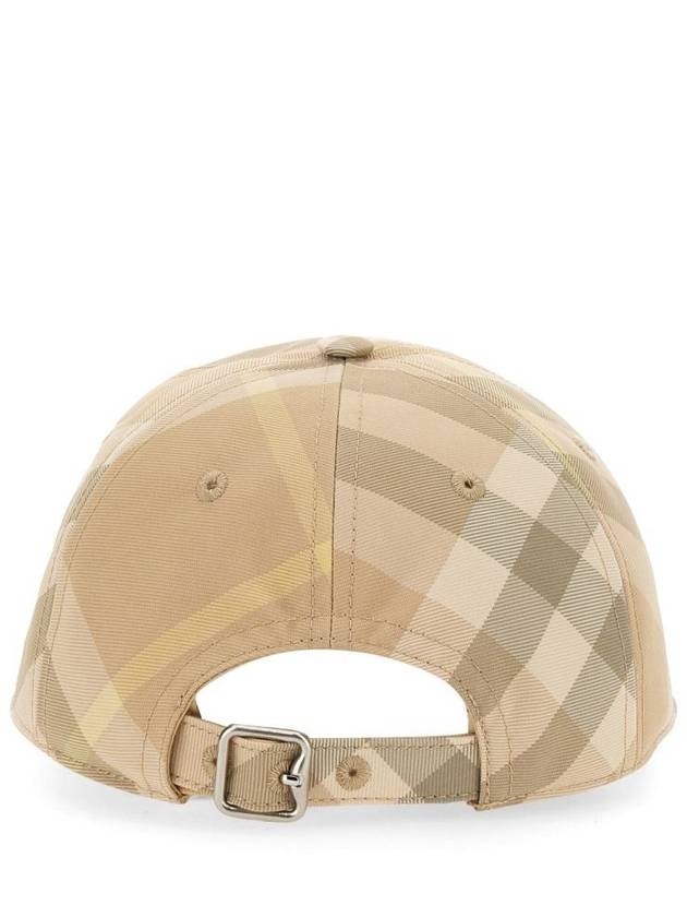 Check Ball Cap Beige - BURBERRY - BALAAN 3