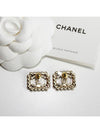 CC Logo Octagonal Pendant Earrings Gold - CHANEL - BALAAN 5