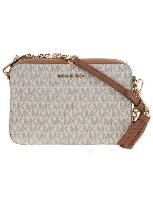 Jet Set Medium Camera Cross Bag Beige - MICHAEL KORS - BALAAN.