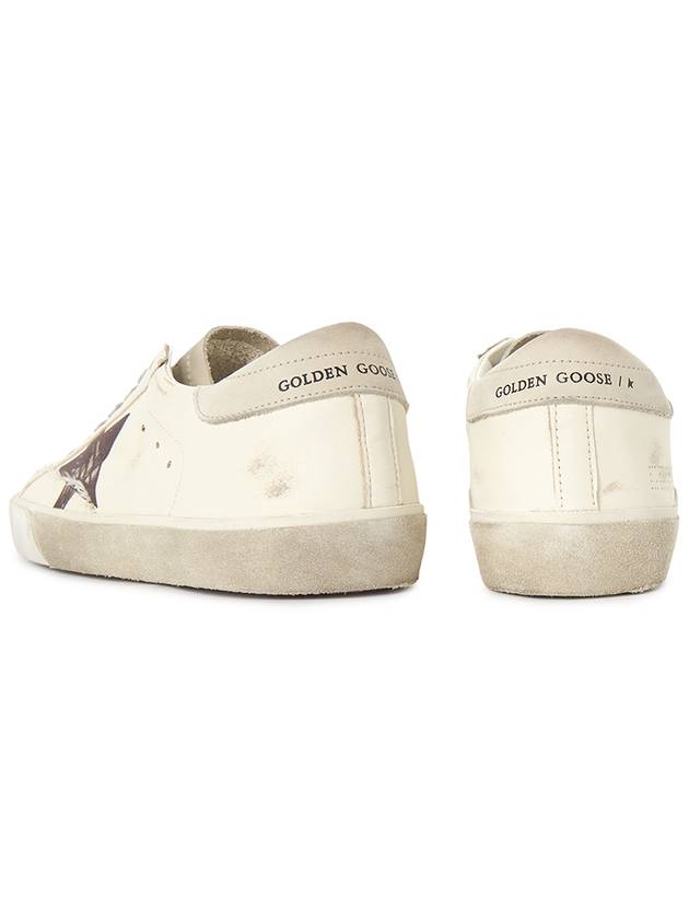 Super Star Leather Suede Low Top Sneakers White - GOLDEN GOOSE - BALAAN 8