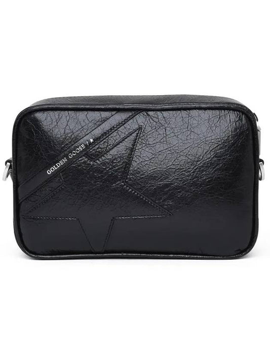 Glossy Leather Star Cross Bag Black - GOLDEN GOOSE - BALAAN 1