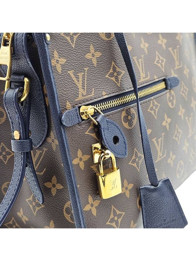 Louis Vuitton M43434 Marine Blue Monogram Canvas Popincourt PM 2WAY - LOUIS VUITTON - BALAAN 7