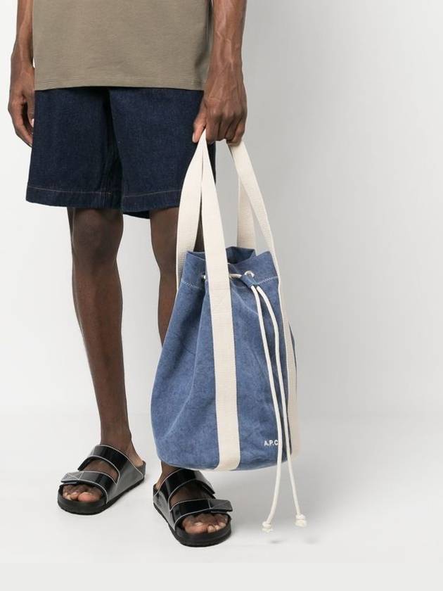 Angelo Blue Shopper Bag Shoulder Bag - A.P.C. - BALAAN 3