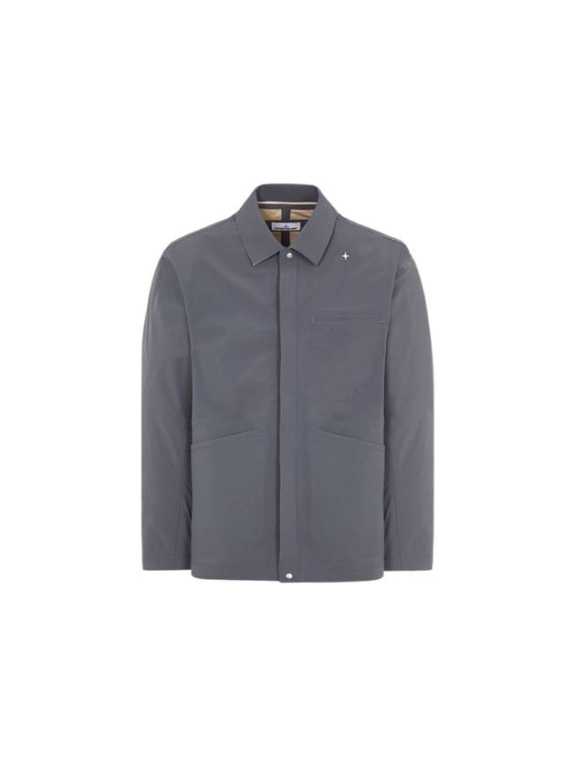 Stellina 3L Nylon Shirt Jacket Grey - STONE ISLAND - BALAAN 2